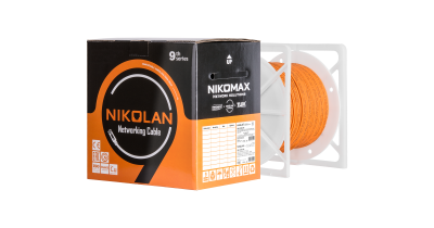 Кабель NIKOLAN SF/UTP, 4 пары, Кат.5e, 24 AWG, внутренний, LSZH, 305м 